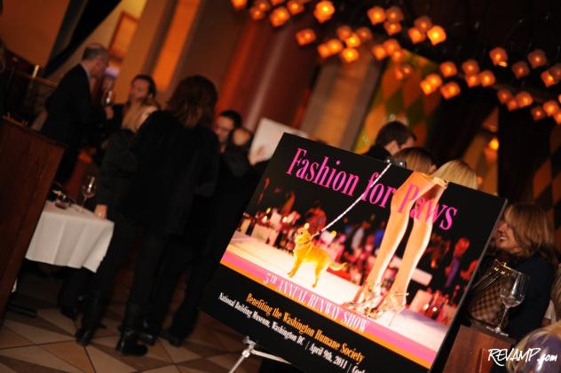 Hundreds of animal lovers flowed through the doors of Teatro Goldoni for the kick-off reception to the 2011 Fashion for Paws runway show.